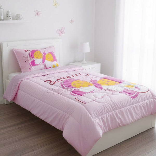 3D KIDS WINTER COMFORTER SET 2 PIECES BUTTERFLY