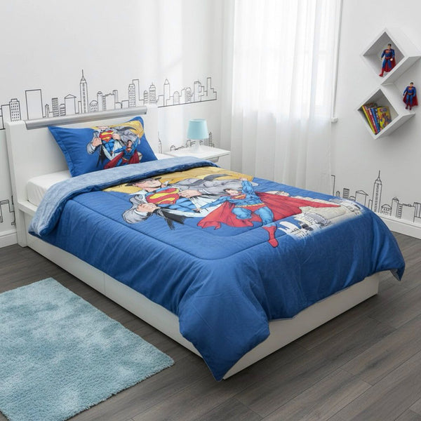 3D KIDS WINTER COMFORTER SET 2 PIECES SUPERMAN