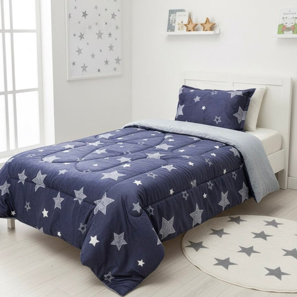 3D KIDS WINTER COMFORTER SET 2 PIECES STARS