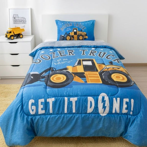 3D KIDS WINTER COMFORTER SET 2 PIECES TRUCK