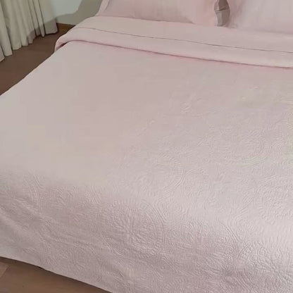 CANNON 100% COTTON STONE WASH BEDSPREAD SUN FLOWER