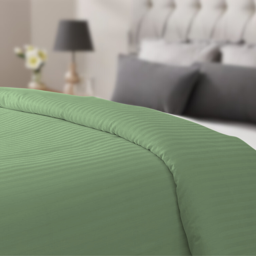 COMFYB LUXURY 100% COTTON SATIN DUVET COVER SOLID