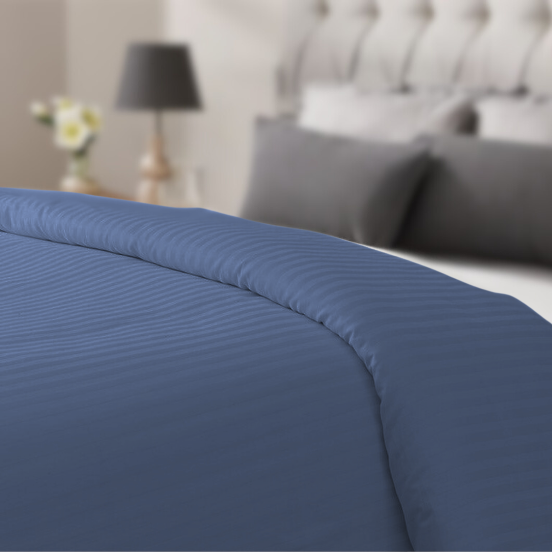 COMFYB LUXURY 100% COTTON SATIN DUVET COVER SOLID