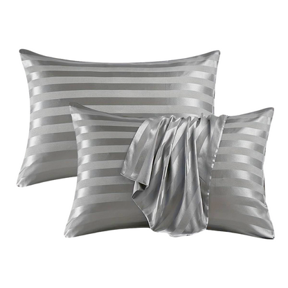 COMFYB LUXURY 100% COTTON SATIN PILLOWCASES 2 PIECES SOLID