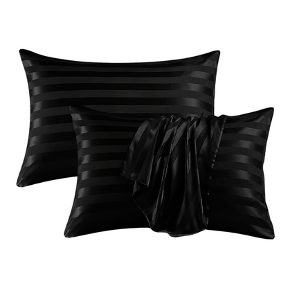 COMFYB LUXURY 100% COTTON SATIN PILLOWCASES 2 PIECES SOLID